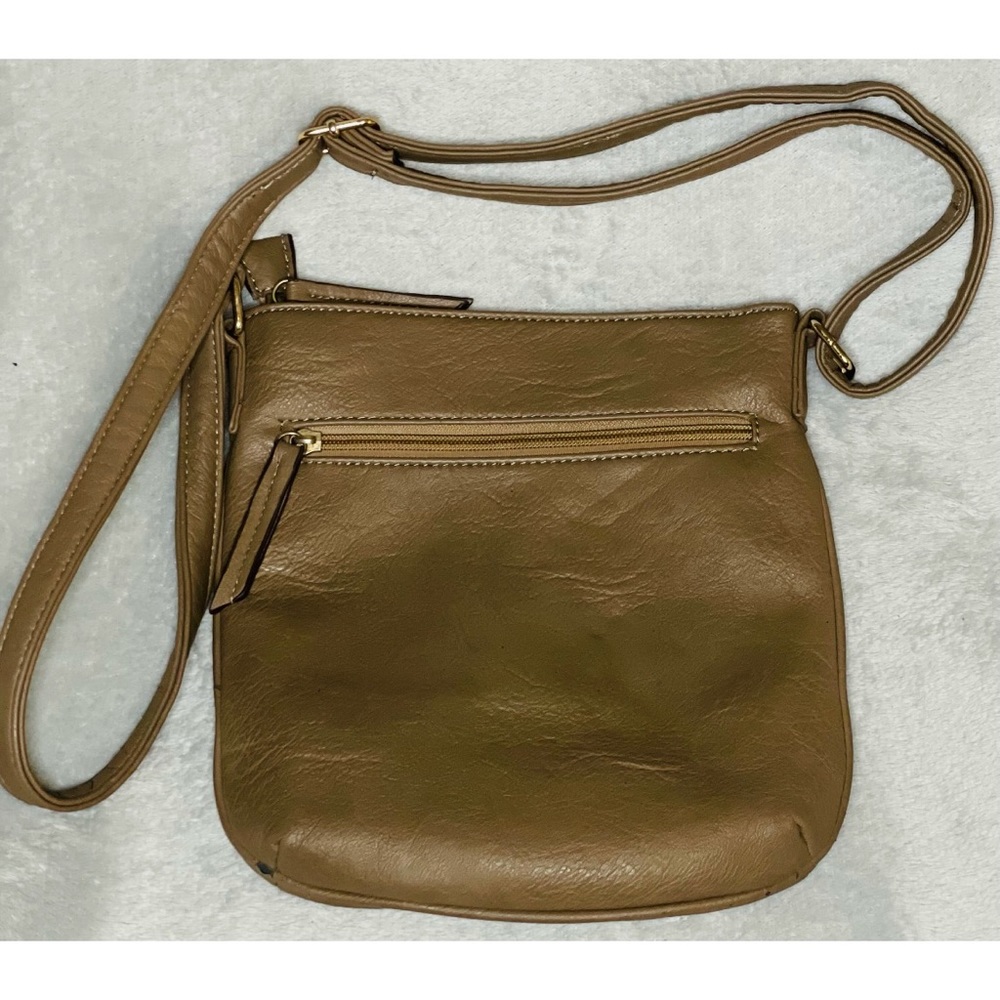 Taupe cross body bag